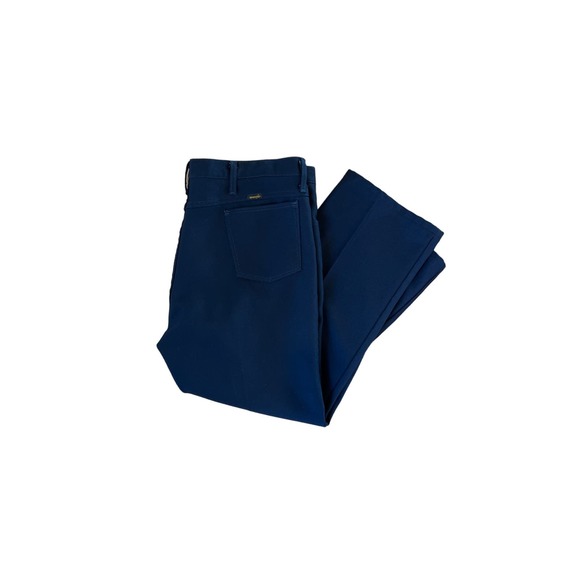 Mens Wrangler Pants Blue 82NV Pleated Polyester Wrancher Western SZ 40 x 30‎ - Picture 1 of 5